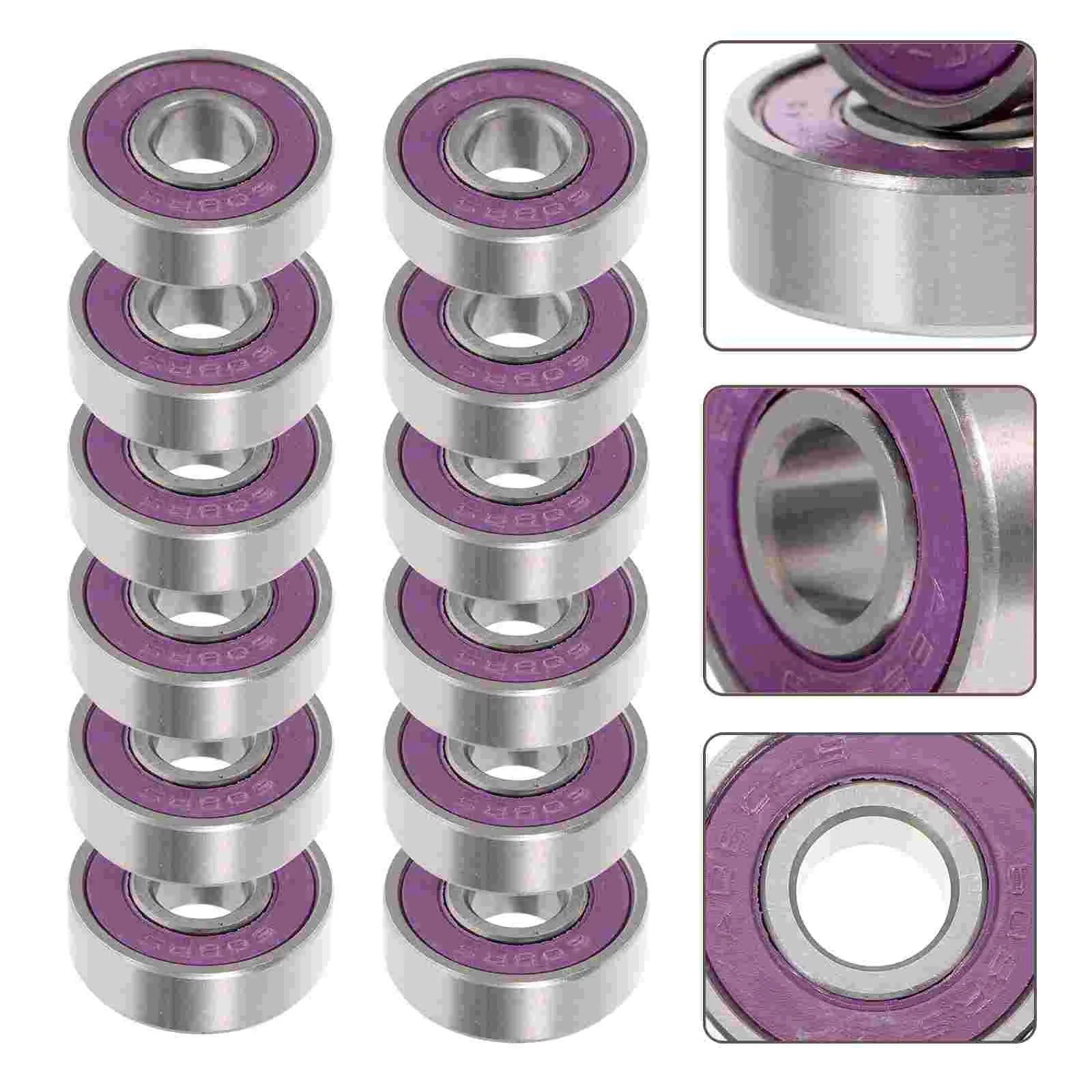 

16 Pcs Skateboard Bearing Bearings Sturdy Wheel Roller Skates Specialty Tools Balls Shoes Longboard Accessories Ice Skating