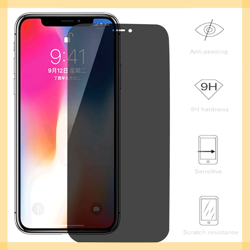 

100D Anti Spy Tempered Glass For iPhone 13 Privacy Screen protector