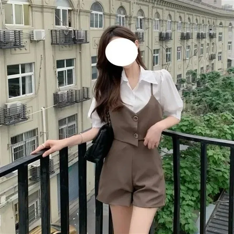 Новые женские короткие комплекты из 2 предметов с верхним и нижним рукавом