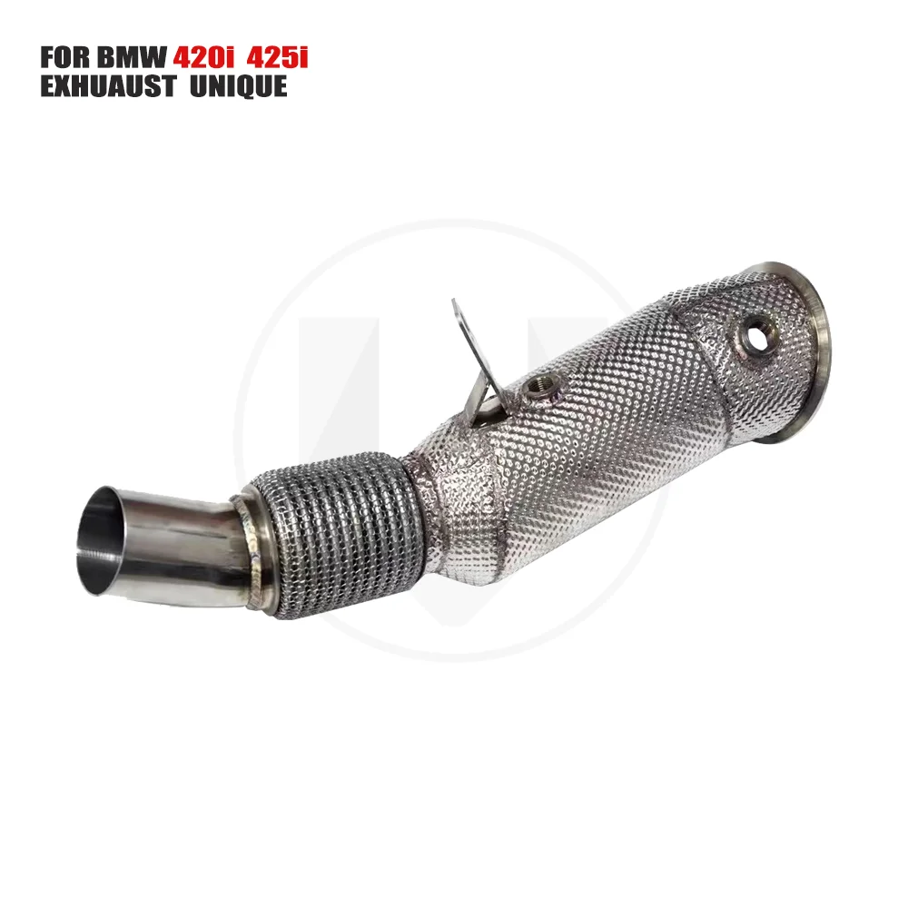 

UNIQUE Exhaust System High Flow Performance Downpipe for BMW 420i 425i 2013-2018 Car Accessories With Catalytic Converter