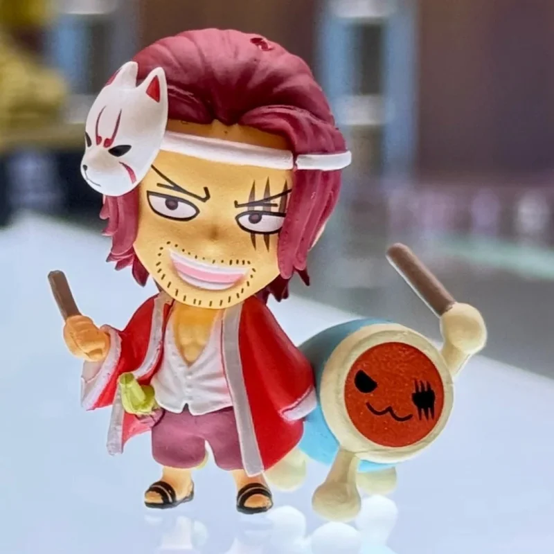 Фото Натуральная цельная Bandai X трехмерная подвеска витое яйцо багги Ника Луффи аниме фигурка модель игрушки подарки №2