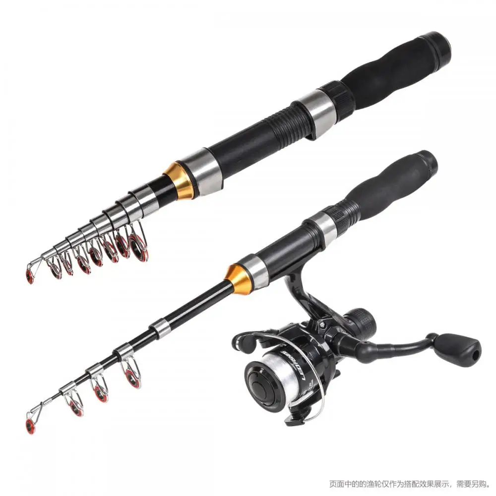 

Telescopic Mini Fishing Rod Spinning fly Carp Feeder carbon fiber Pesca 2.3/2.1/1.9/1.7/1.5/1.2/1M Mini travel Rod Reel Rods New