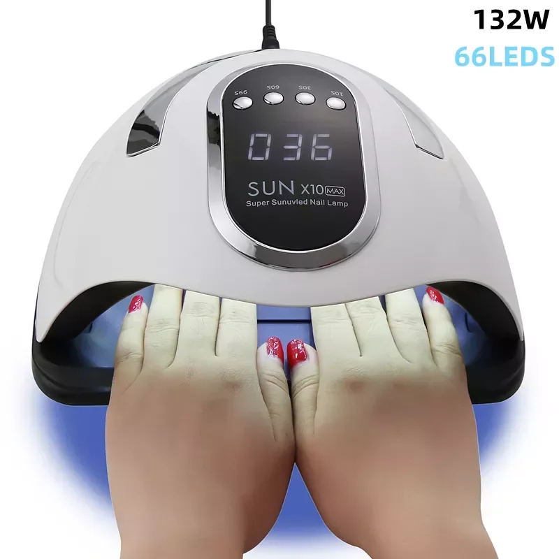 

NEW2023 X10/X9/X7 MAX UV LED Lamp for Manicure Nail Lamps Nail Dryer for Curing UV Gel Varnish Nail Tool With Sensor LCD Display