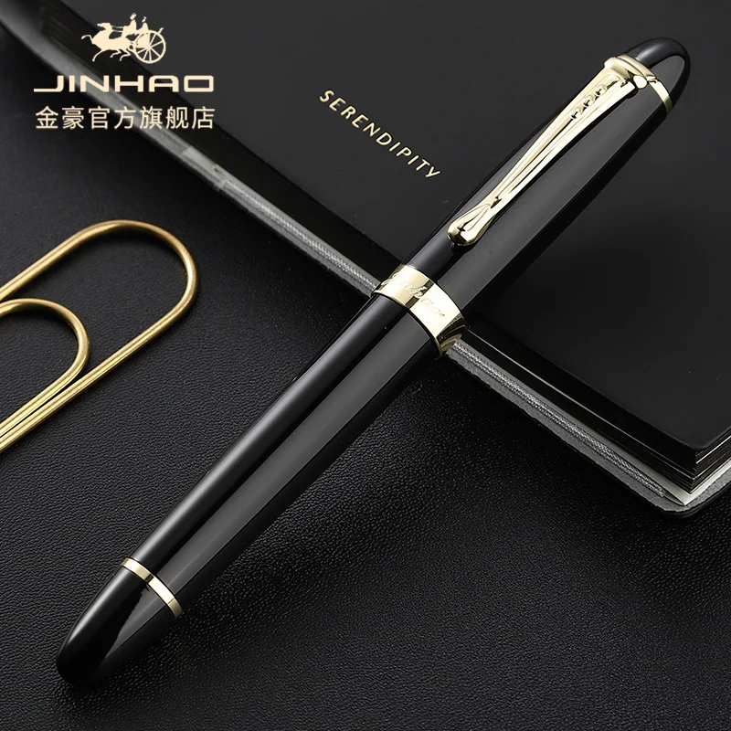 

JINHAO X450 Fountain Pen Luxury High Quality Ink Pens Caneta Tinteiro Pluma Fuente Office Black Business School Office New