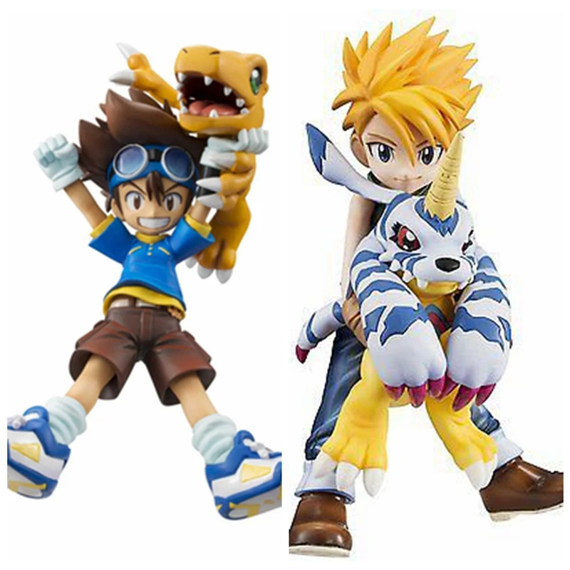 Аниме Фигурка цифрового Digimon Приключения ишида Ямато габумон Ягами тайчи агумон