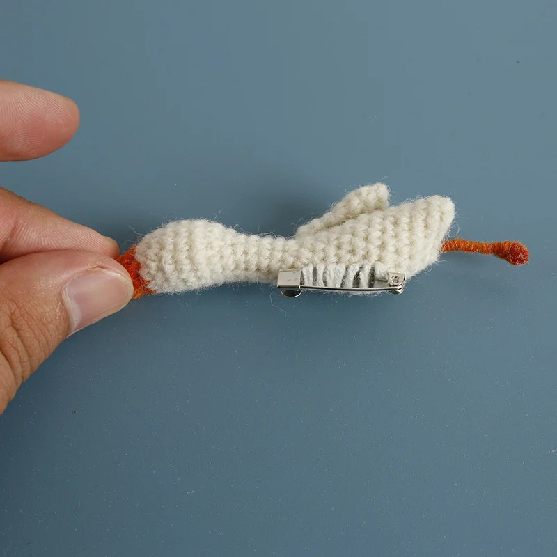 Креативные кашемировые броши ручной работы с изображением гуся значки на