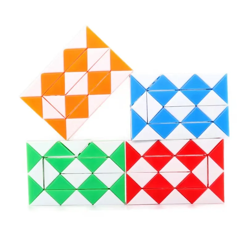 

5Pcs 24 Segments Magic Ruler Toys Children's Intellectual Variety Twist Puzzle Folding Game Parent-child Gift For Children