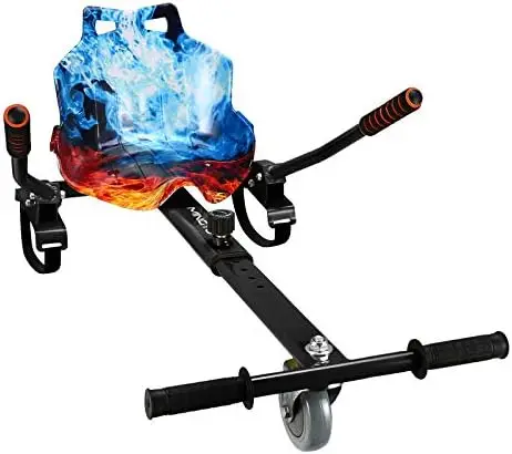 

Hoverboard Seat Attachment Go Kart Accessories Adjustable Frame for 6.5" 8" 10" into Self Balancing Scooter - Ideal