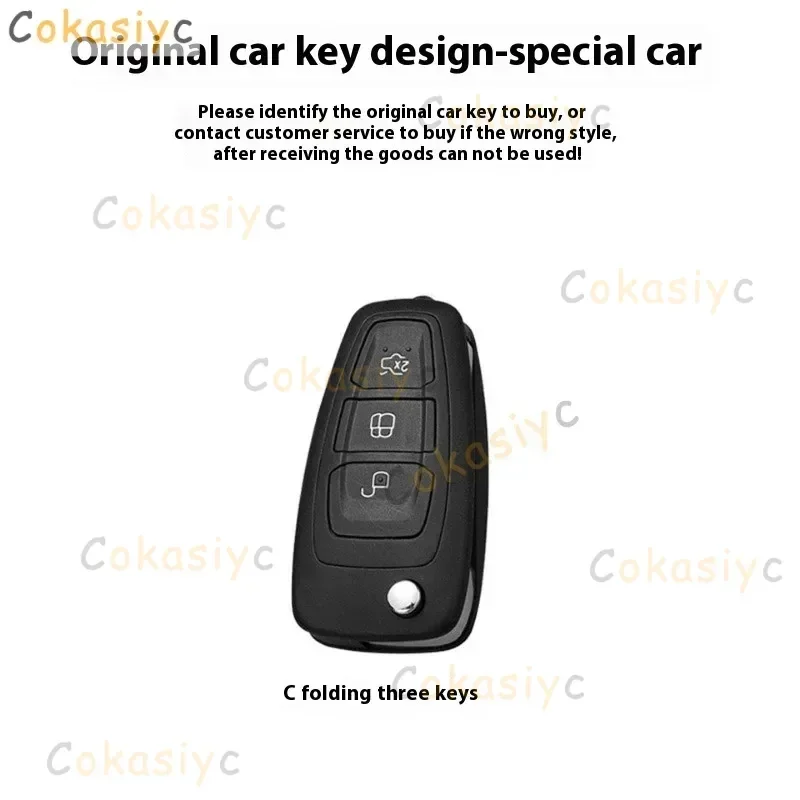 Фото Чехол для ключа автомобиля Ford Focus mk2 mk3 2 3 Kuga Edge Ranger Mondeo s max c max 2008 2009 2010 2011 2012 2013 2014 2015 2016 Чехлы №2