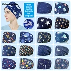 Регулируемый Druggist пыленепроницаемый Рабочая шляпа для длинных волос Новый Стиль Печатные здоровья Услуги скрабы Для женщин шляпа зуб Красота Рабочая Кепки