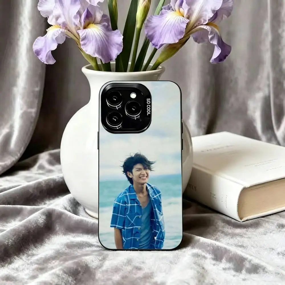 Фото Чехол для телефона Actor H-Haruma Miura для iPhone 17, 16, 15, 14, 13, 12, 11 Plus, Pro Max, XS, цветной, с серебряным покрытием внутри №4