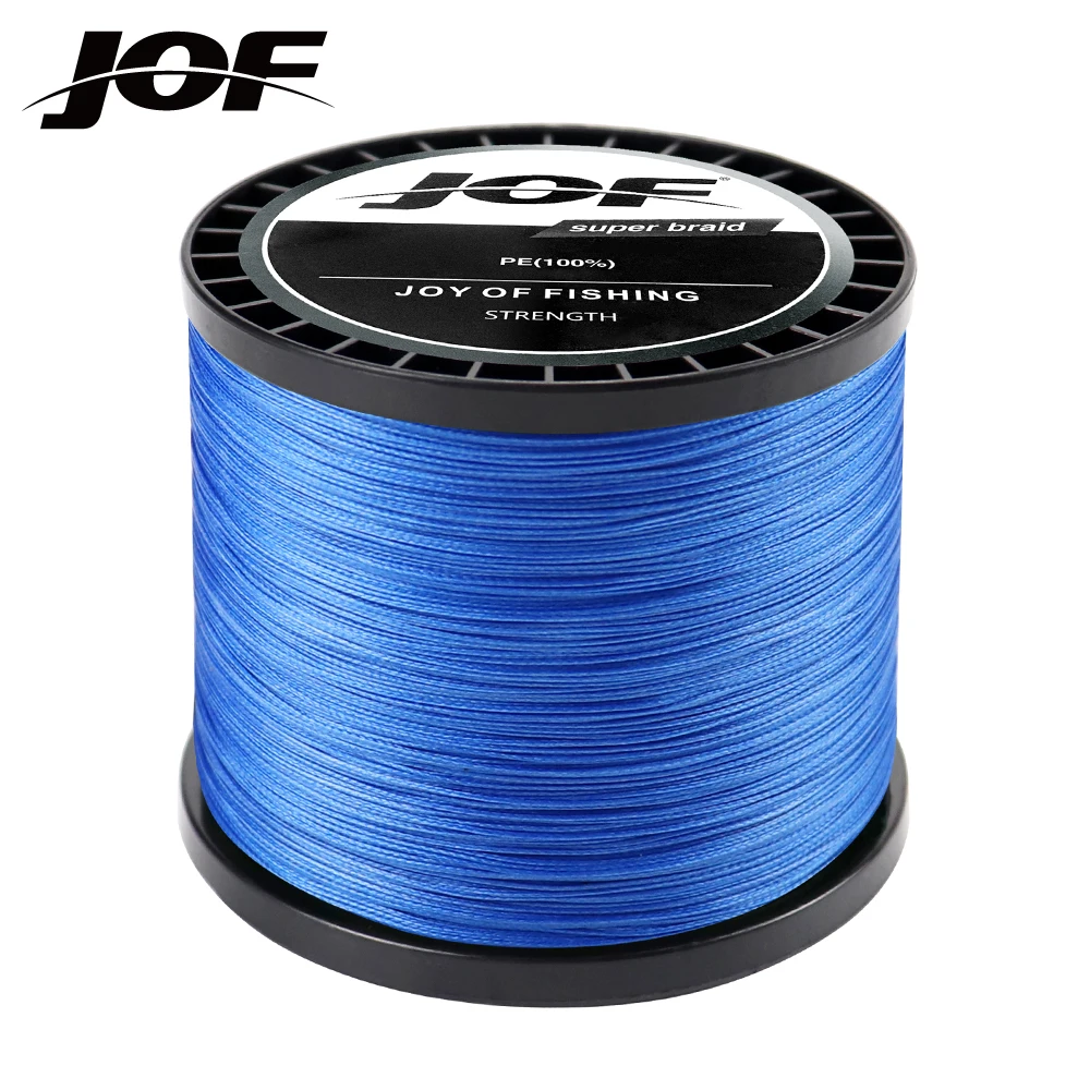 

JOF Fishing Line 4 / 8 Strands 300M PE Braid Abrasion Resistant Fishing Wire for Freshwater Saltwater Outdoor Fishing Gear