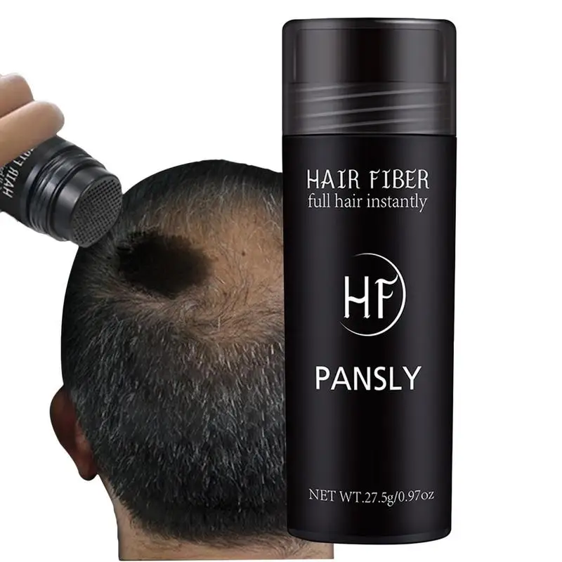 

27.5g Hair Building Fiber Natural Hair Fiber Styling Powder Men Black Dense Hair Powder Hairline Optimizer Dense Hair Growth