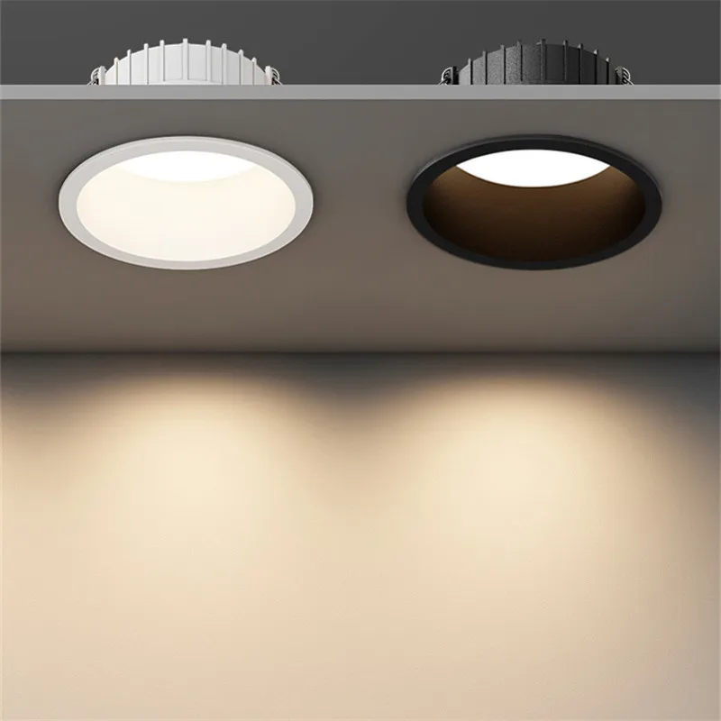 

Recessed Anti Glare COB LED Downlights 7W LED Ceiling Spot Lights Background Aluminum Indoor Lighting AC85~265V