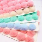 Помпоны из натурального меха норки, помпоны 4 см, 5 шт., 50 шт., 40 мм, для рукоделия, фурнитура для изготовления ювелирных изделий, аксессуары для одежды