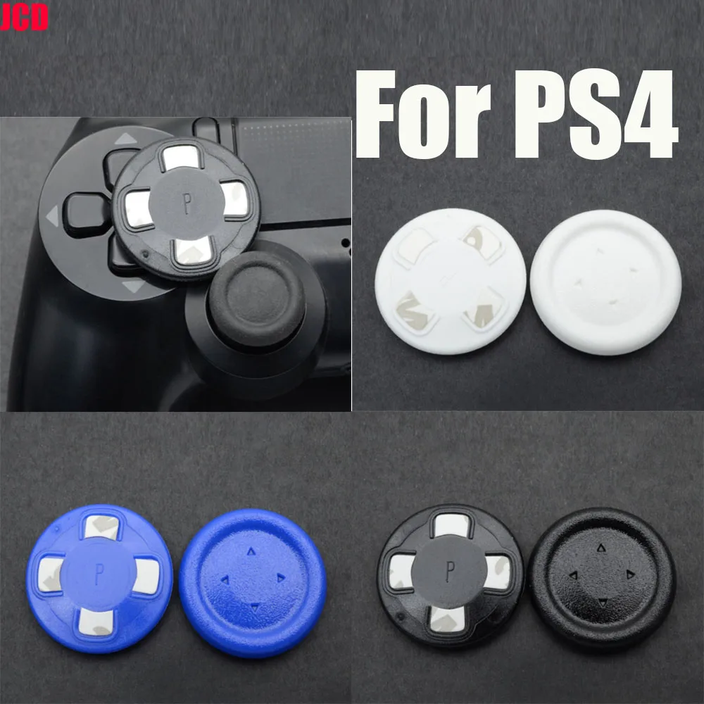 

JCD 1 pcs For PS4 PS5 Game Gamepad Paste Soft rubber Disc Key For PS4 Controller DIY Circle Replacement Button