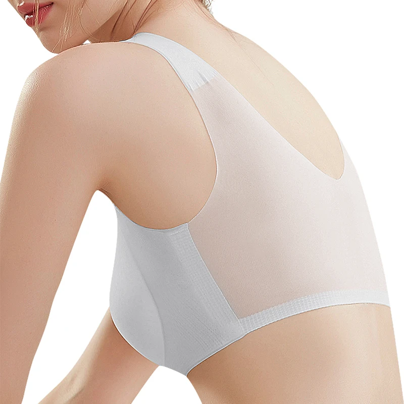 

1/2PCS/3PCS Bras for Women Seamless Wireless Ultra Thin Bra Breathable Sleep Bralette Sports Bra Vest Underwear Plus Size M-7XL
