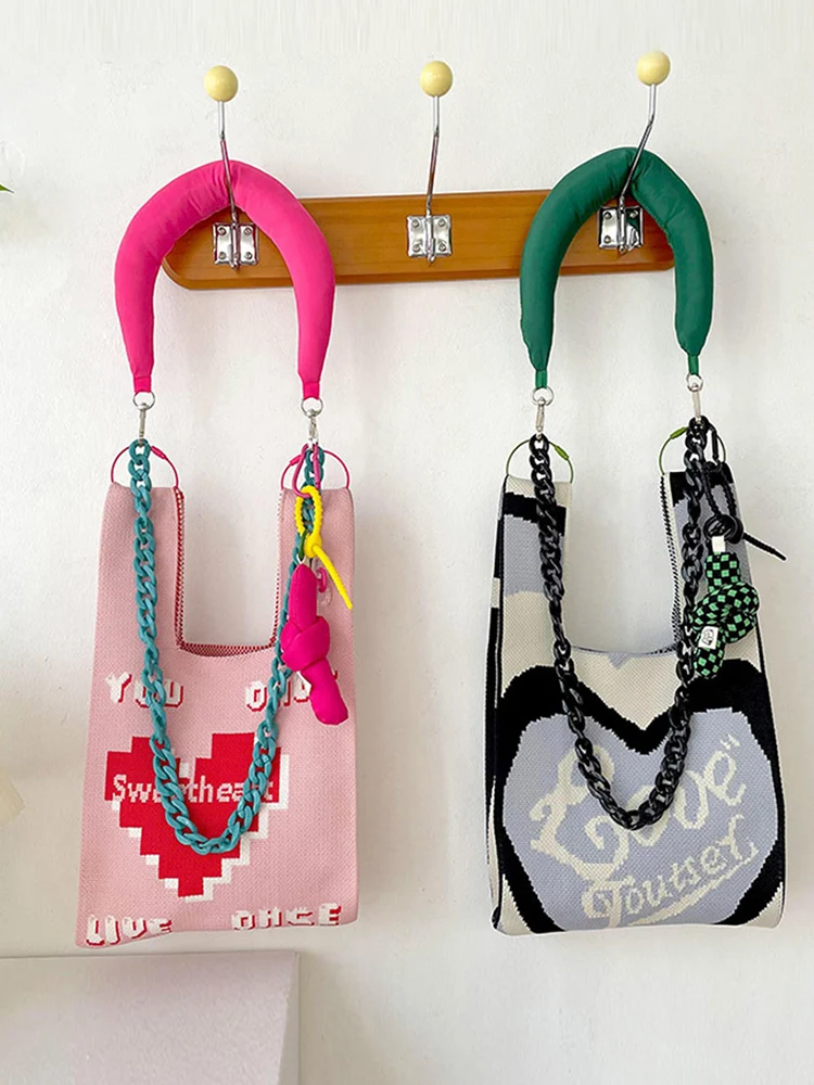 

DIY Replacement Bag Pendant Package Accessories Hanger Chain Bags Belt Handbag Straps Colorful Shoulder Strap Extension Belts