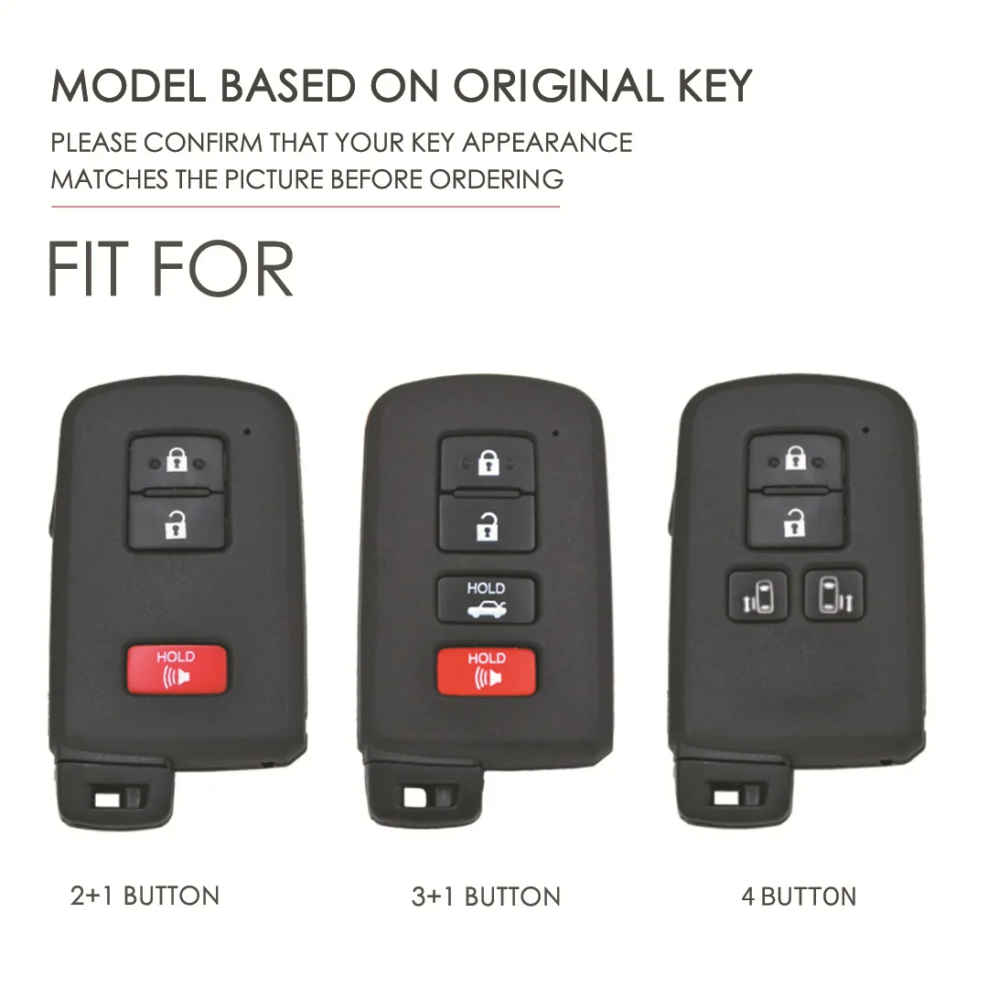 Кожаный чехол для автомобильных ключей ручной работы Cherish Toyota Voxy Camry Rav4 Sienta Alphard