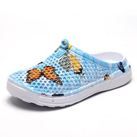butterfly print slippers womens clogs shoes garden sandals casual clogs breathable beach sandals stylish summer slip on shoes