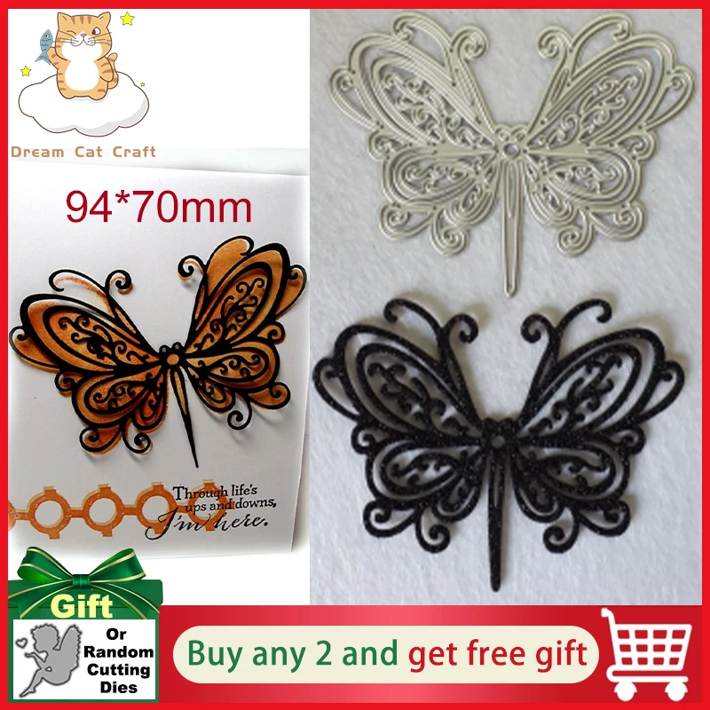 

Металлические Вырубные штампы в виде бабочки, альбом для фотографий, Новый штамп и штампы 2022, вырезанные формы для рукоделия, трафареты