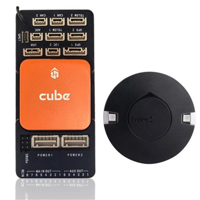 

HEX Pixhawk 2.1 Cube Orange Standard Set W/ here 3 GPS & ADS-B Carrier Flight control Board