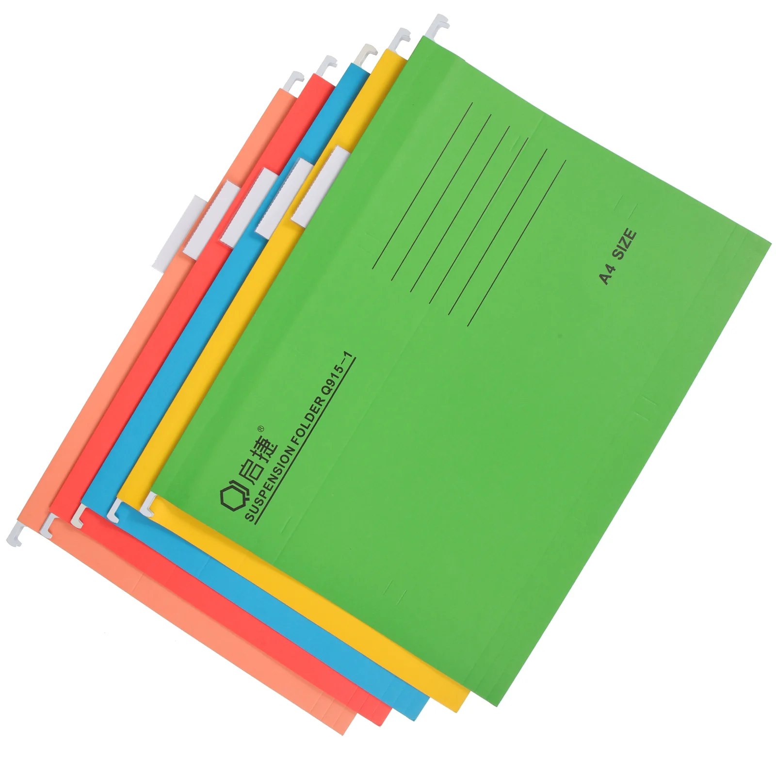 

5 Pcs Folder Hanging Color File Folders Bills Container Colored Colorful Coupon Holder Receipts Storage Organizer