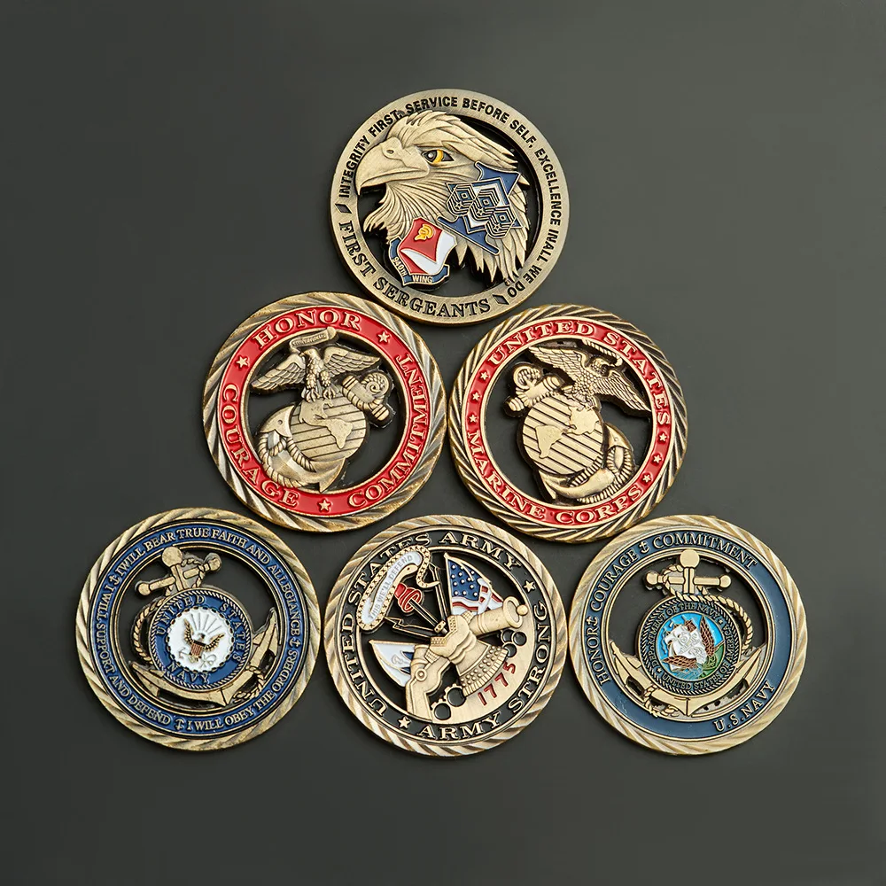 

Монета Военная морская пехота США, ВМФ, коллекционная, подарок для ветеранов