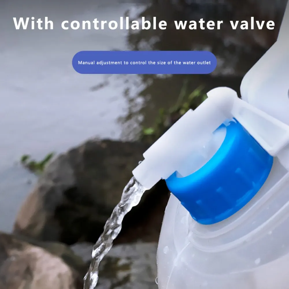 Складное ведро для кемпинга путешествий пикника 15 л | Спорт и развлечения