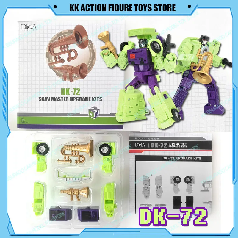 Фото [В наличии] Наборы для модернизации DNA DK72 Dk-72 для фигурки SS86 Movie Transformation Scan Master с эксклюзивным бонусом №1