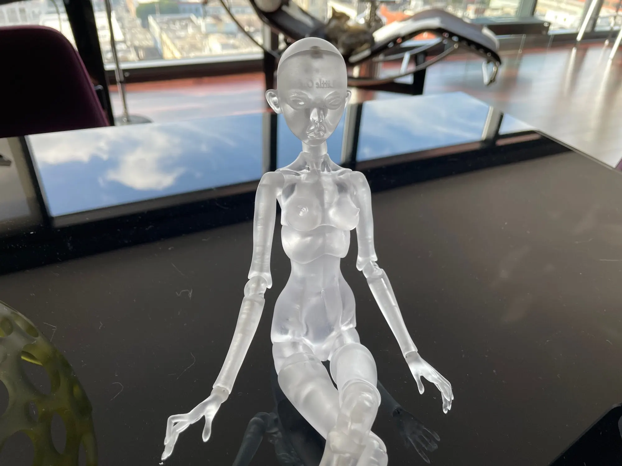 Новинка Высококачественная кукла dollhua BJD прозрачная шарнирная для сестры