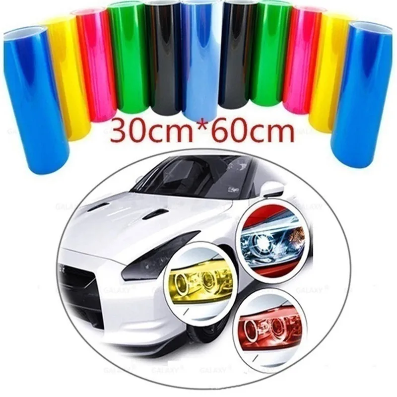 

Car Styling 30*60cm Auto Car Light Headlight Taillight Tint Styling Waterproof Protective Vinyl Film Sticker Car Accessories