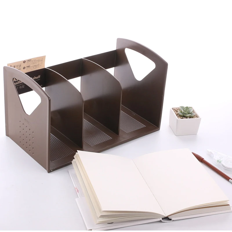 

Korea Creative Stationery 3 Start with Bookshelf Bookshelf File Shelf Students Desktop Receive Simple Large Bookshelf