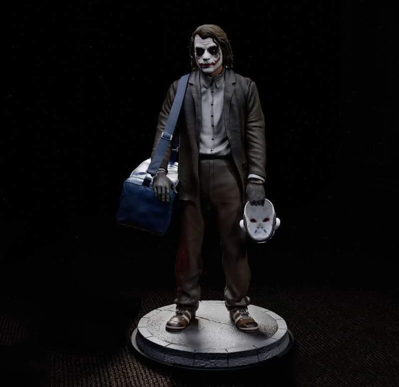 

1/24 75mm 1/18 100mm Resin Model Joker Figure Unpaint No Color RW-608