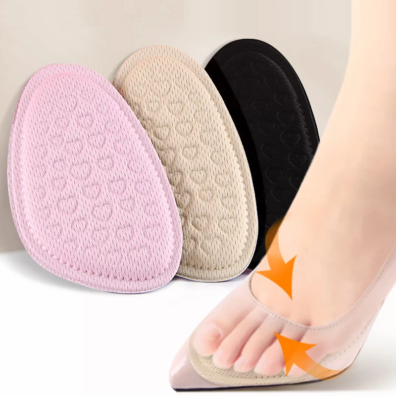 

Anti-slip and anti-pain half pad silicone forefoot pad thick forefoot pad high heel shoes insole women's shoes half size pad