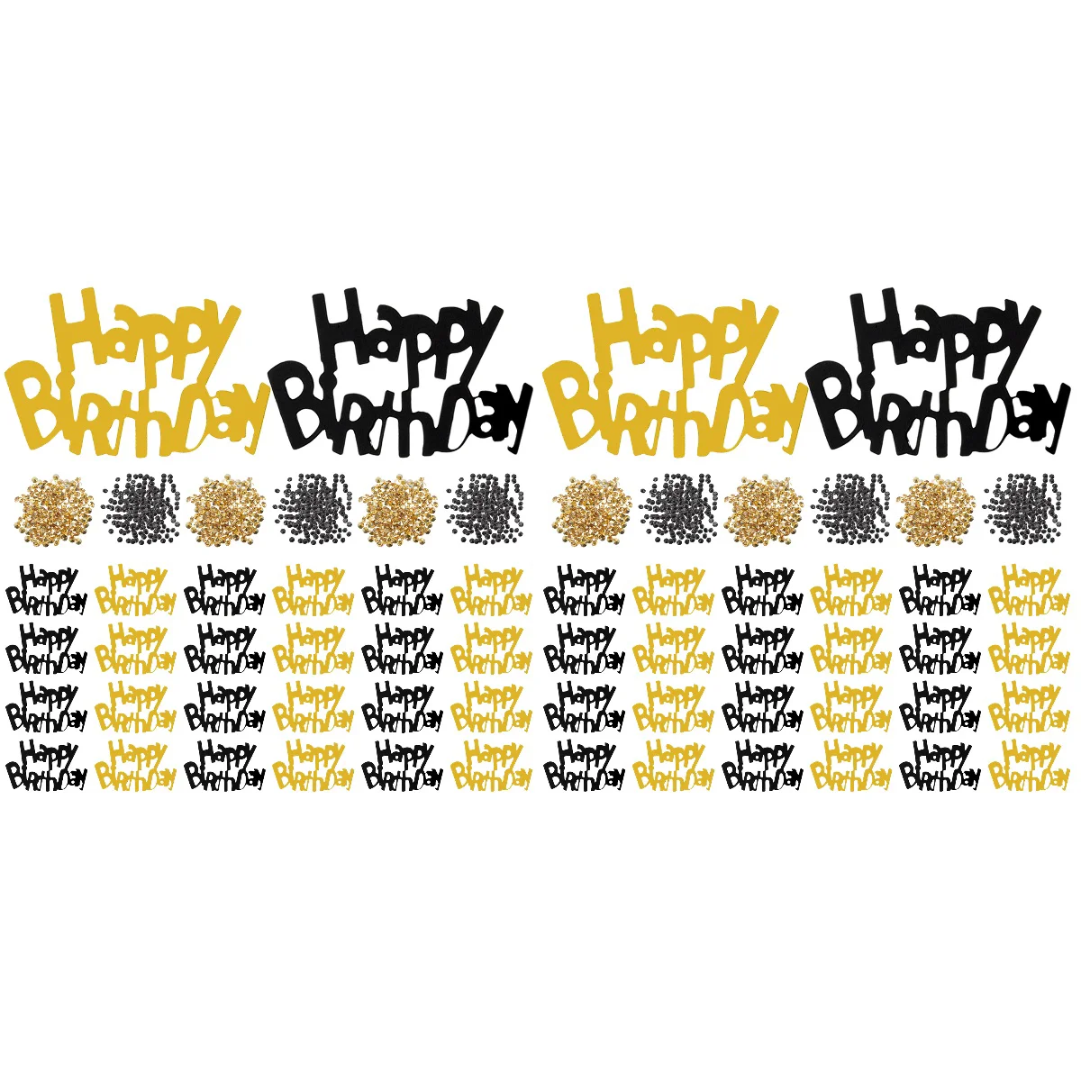 

2pcs 2 Bags of Birthday Table Confetti for Party Decoration