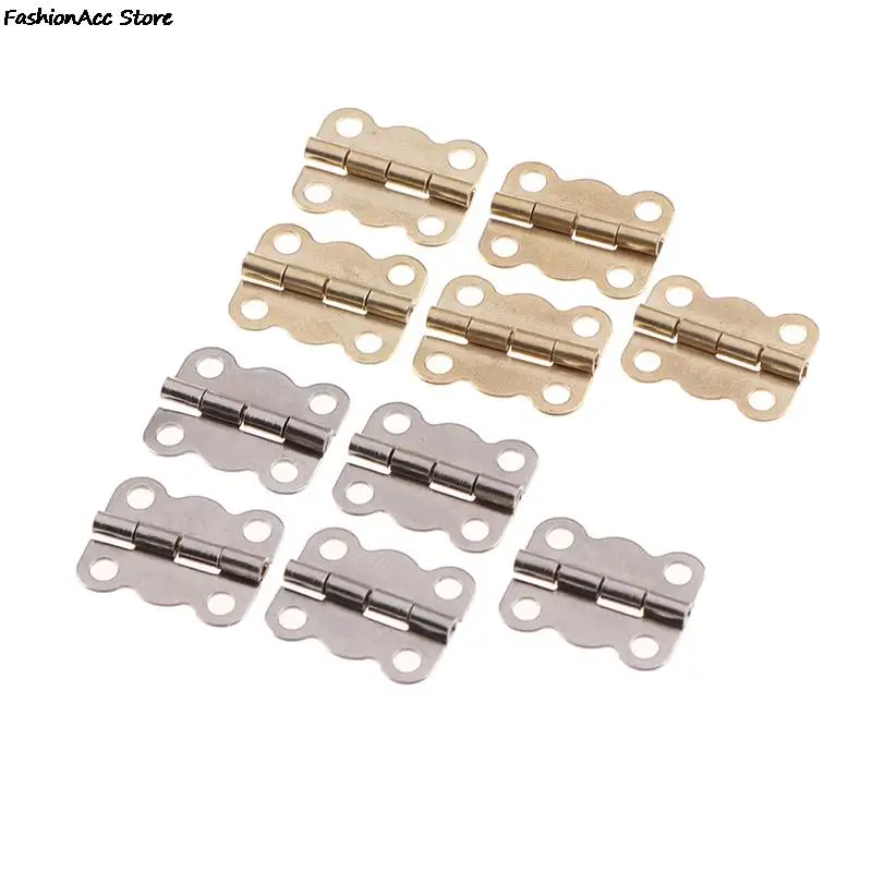 

20Pcs 16*14mm Antique Cabinet Hinges Furniture Accessories Jewelry Boxes Hinge