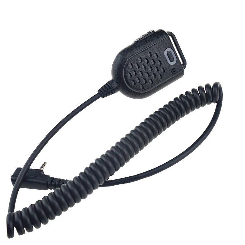 

100% Brand New Mini LED Shoulder Speaker Mic For KENWOOD TYT F8 UV5R/888S Retevis Radio Walkie-talkie/hand Microphone(black)