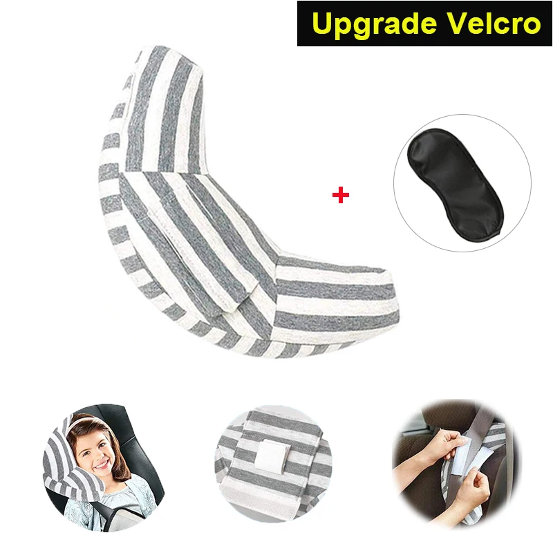 

Car Seat Headrest Neck Pillow Head Support Shoulder Pad for Kids Baby Children Travel Sleep Cushion Safety Belt Protection Pad