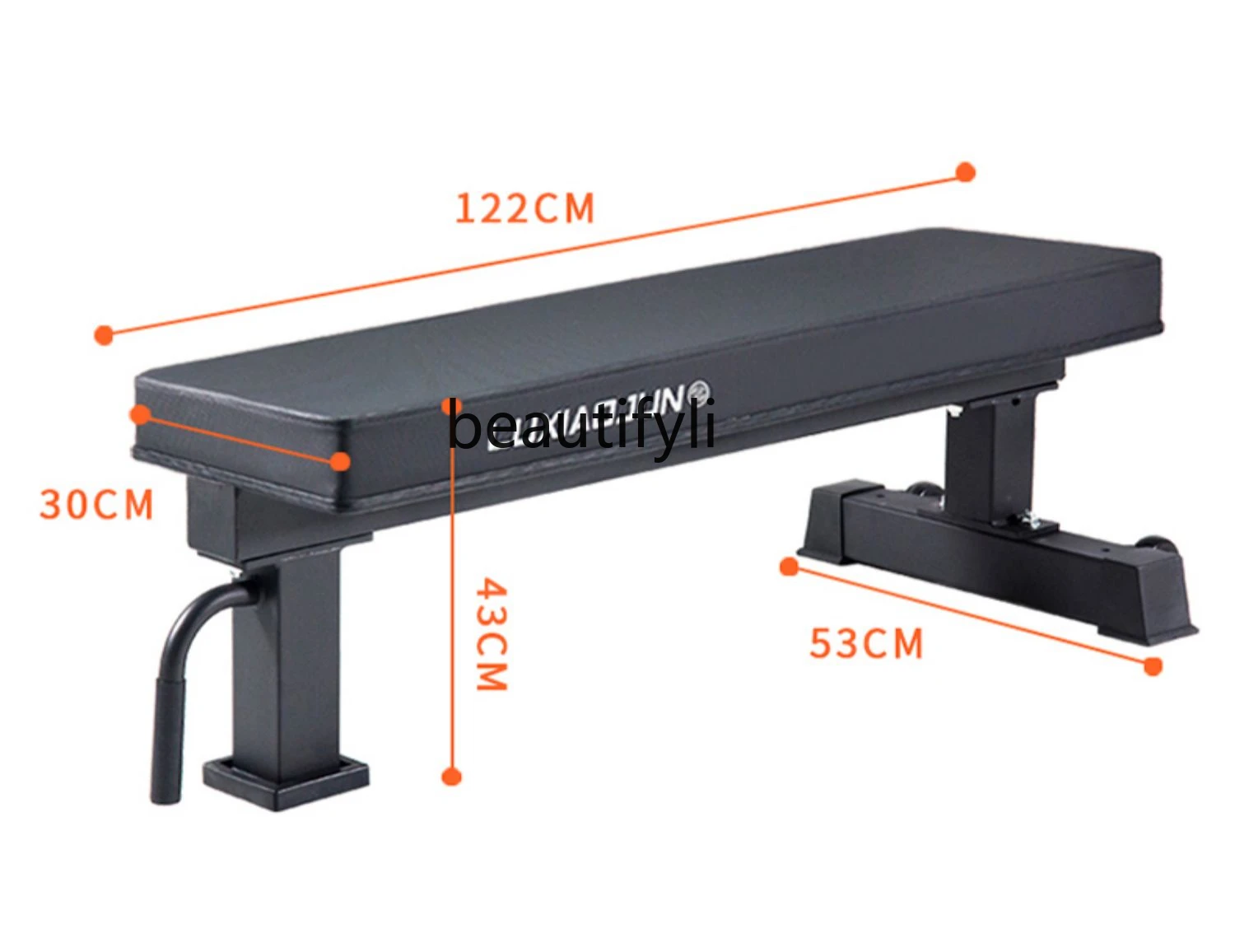 Плоский стул для фитнеса тренажер гантелей коммерческий частных тренировок