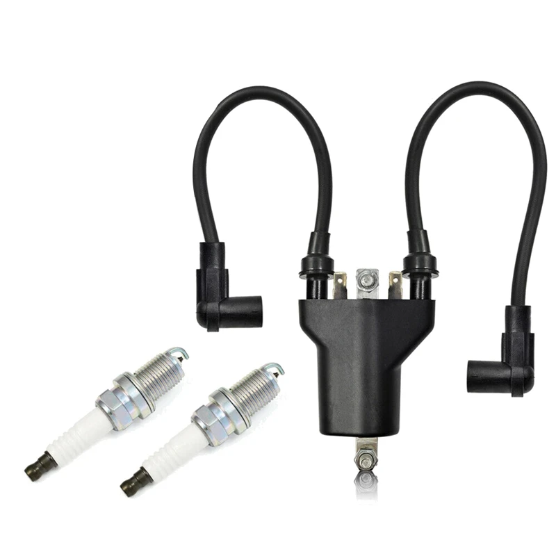 

Ignition Coil & Spark Plug for 1991-2003 EZGO Golf Cart 4 Cycle Engine Gas Marathon Medalist TXT 26652-G01 EPIGC103