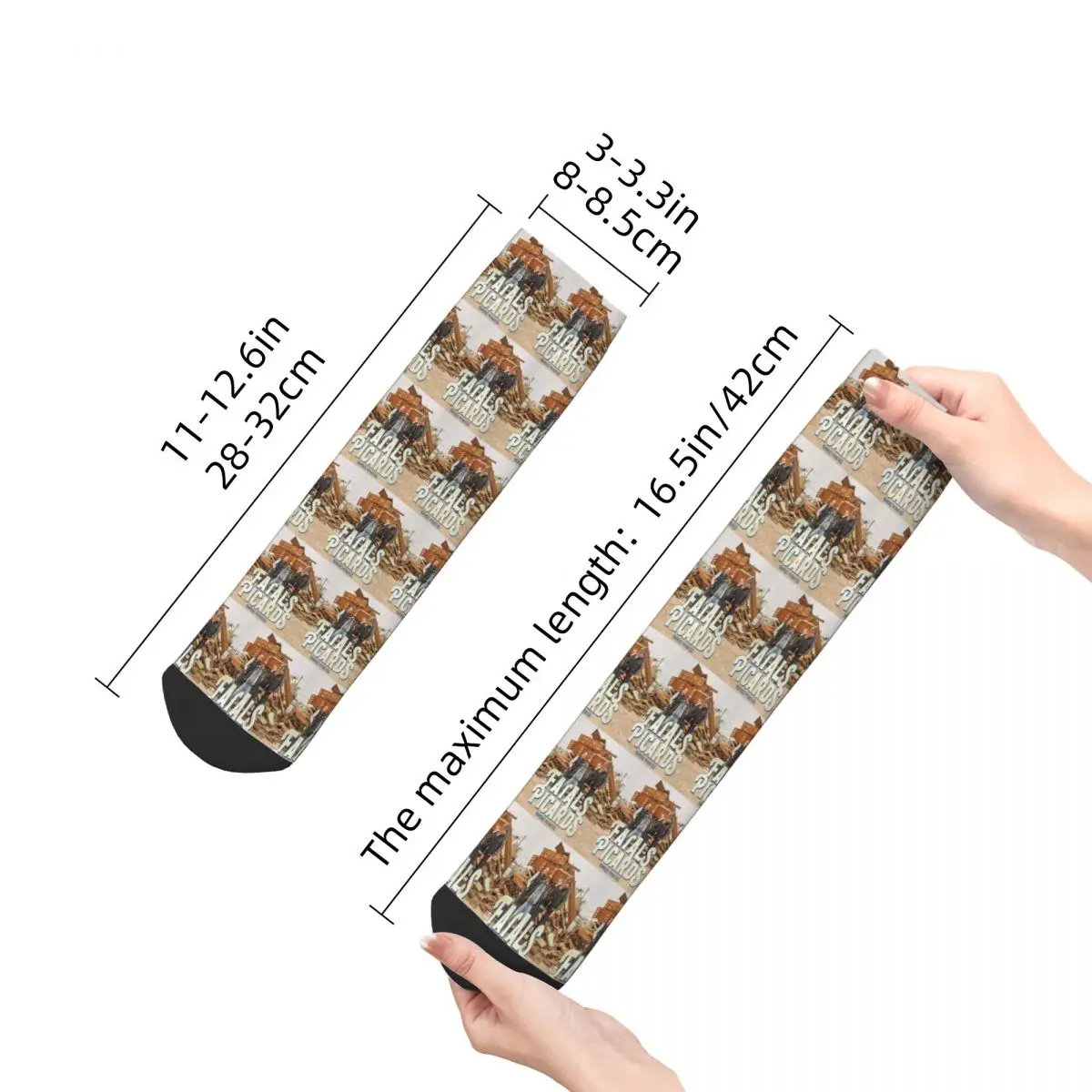 Фото Носки Les Fatals Picards Especes Menacees Album 2019, супер мягкие чулки в стиле Харадзюку, всесезонные носки, аксессуары для подарков унисекс №3