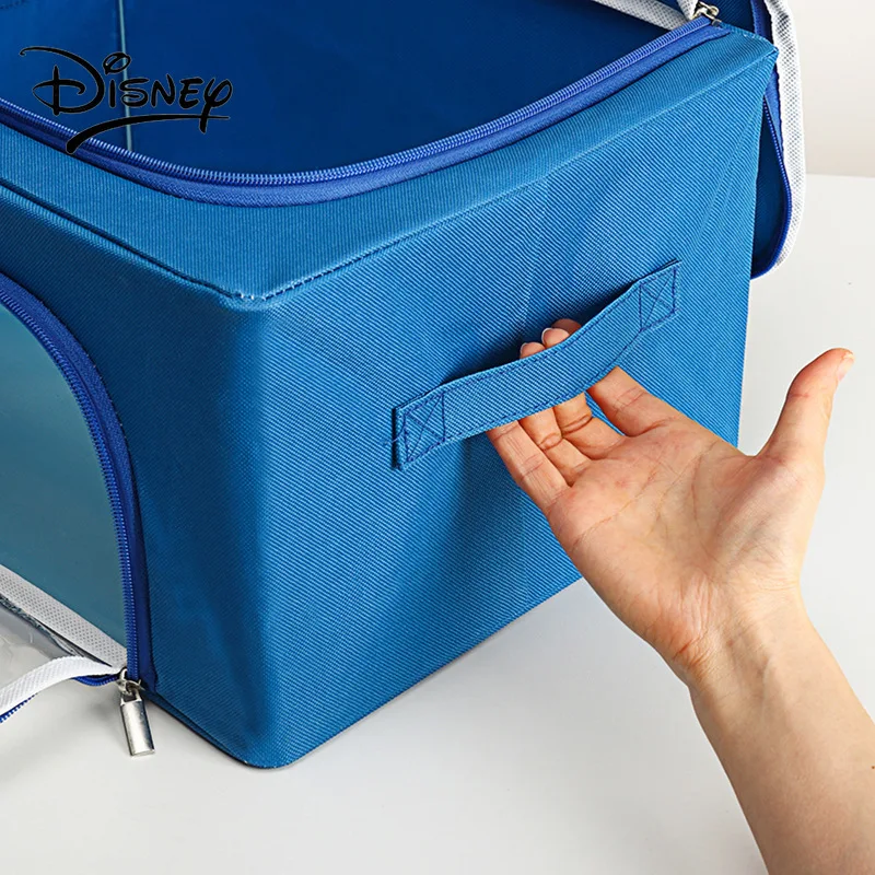 Disney Fabric Storage Box Household Large-capacity Storage Basket Wardrobe Organizer Box Clothing Storage Folding Box Mickey
