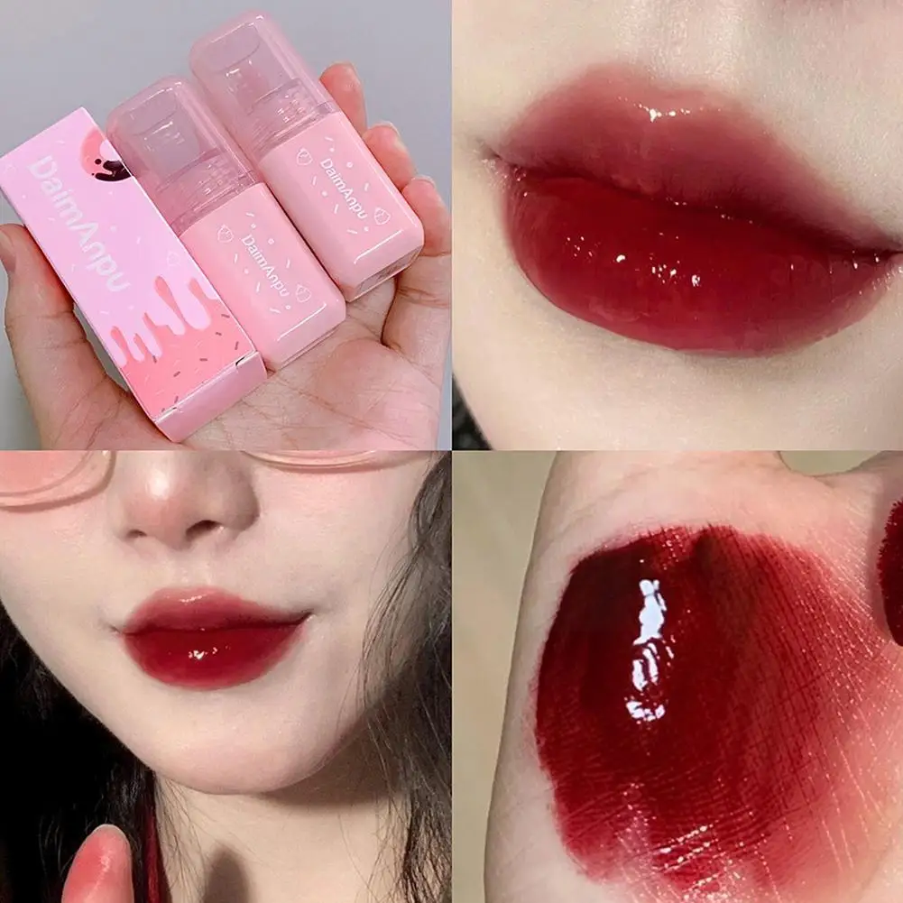 

Mirror Water Lip Gloss Long Lasting Moisturizing High Lipstick Lip Cosmetics Makeup Light Smooth Mud Lip Liquid Gloss And T I3W1