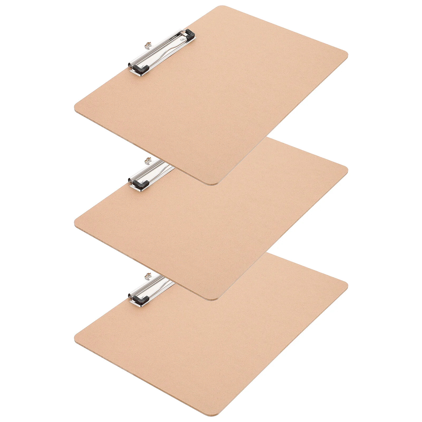 

3 Pcs File Folders Organizer Writing Board Paper File Organizer Hard Design Clipboard Folders Students Portable Support Office