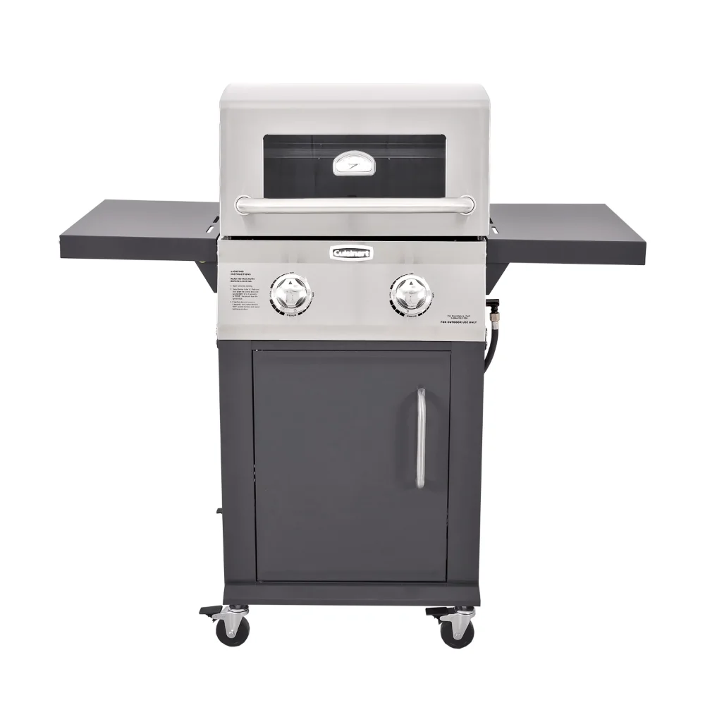 

Two Burner Dual Fuel Gas Grill