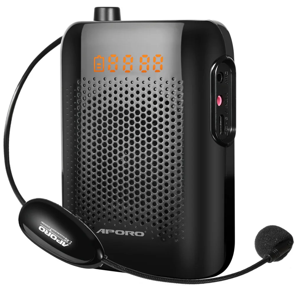 

Teaching Loudspeaker Voice Amplifier Microphone Multifunction Wireless Tour Guide