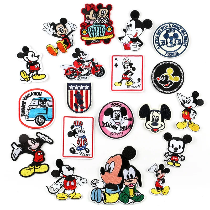 

1 Pcs Cartoon Anime Embroidery Patch Mouse Hot Melt Patch DIY Patch Sticker Cloth Label Embroidery Cloth Sticker Patchs Custom