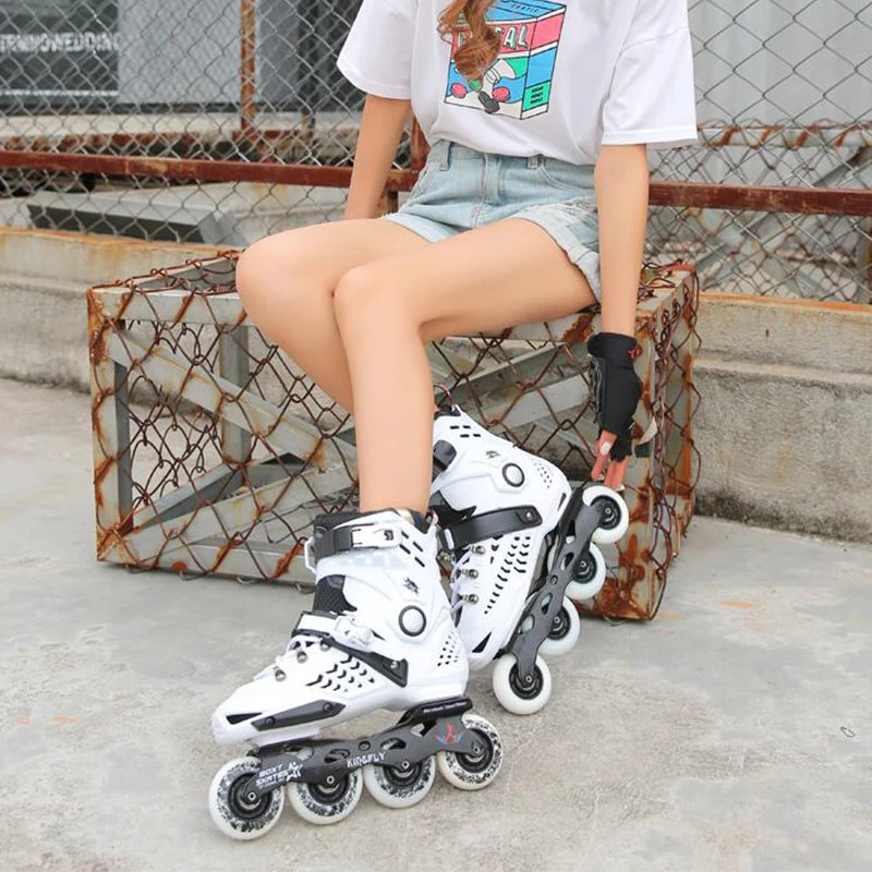 

Professional Inline Roller skates Rollerblading Adjustable Roller Skating Shoes Adult Male and Female Children Fancy Slalom