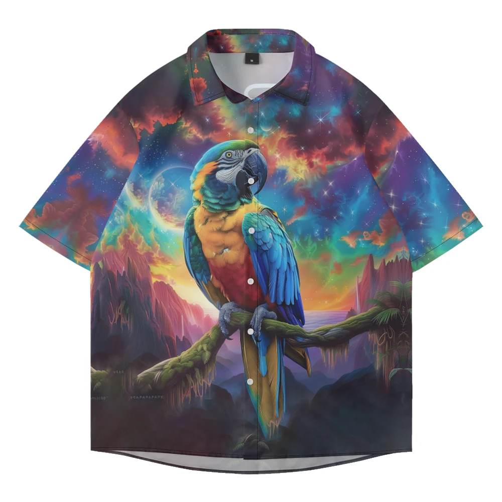 Летняя Повседневная Свободная пляжная однобортная рубашка большого размера с